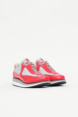 Prada Sport Patent & Mesh Sneaker