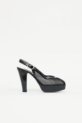 Dolce & Gabbana Mesh Platform Pump