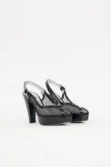 Dolce & Gabbana Mesh Platform Pump