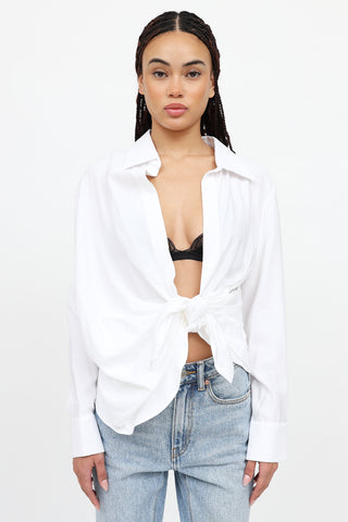 Jacquemus Le Splash Gathered Shirt