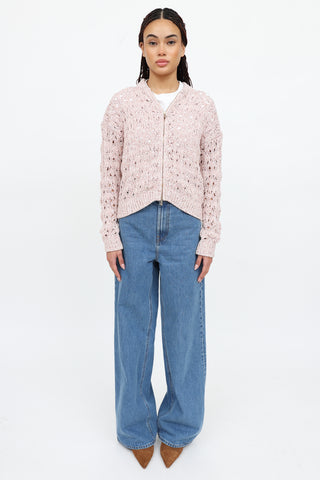 Eleventy Knit Sequin Cardigan