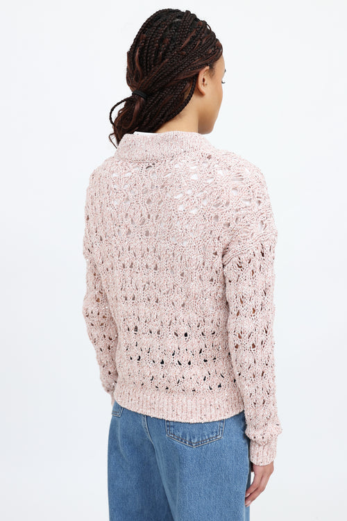 Eleventy Knit Sequin Cardigan