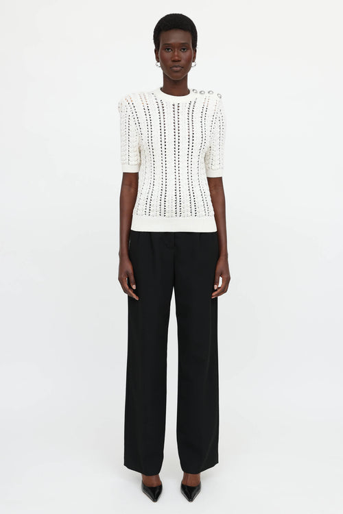 Balmain Crochet Top