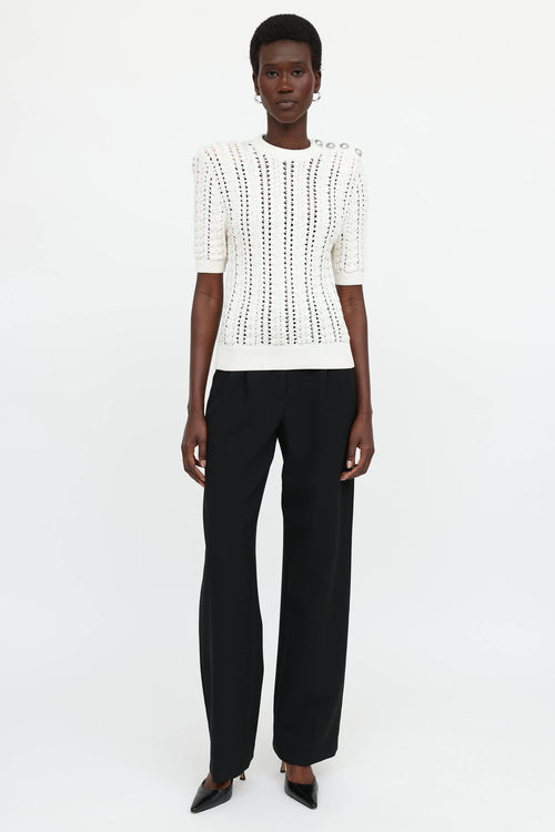 Balmain Crochet Top