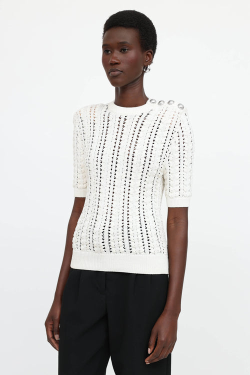 Balmain Crochet Top