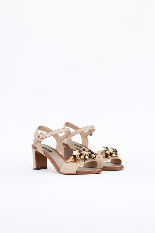 Dolce & Gabbana Keira Embellished  Sandal