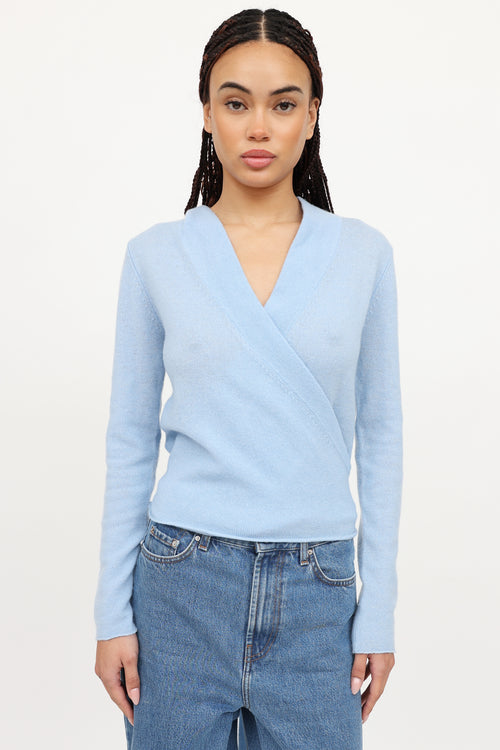 Allude Wrap Sweater