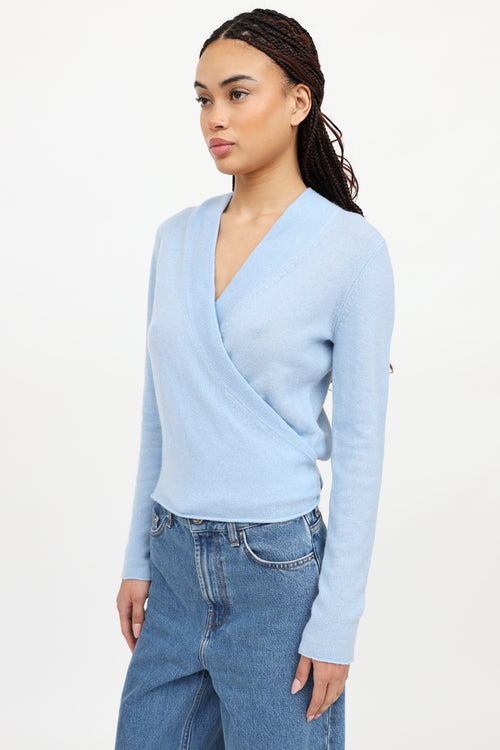 Allude Wrap Sweater
