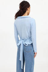 Allude Wrap Sweater