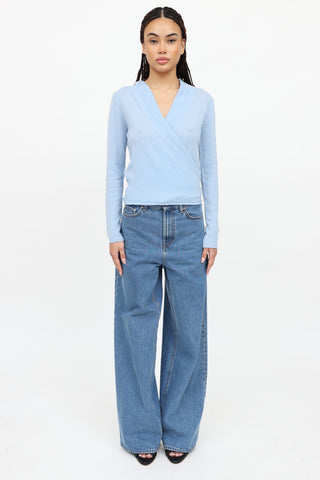 Allude Wrap Sweater