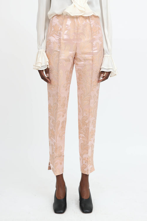 Dolce & Gabbana Metallic Brocade Pant