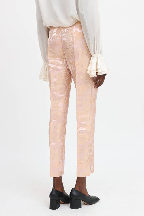 Dolce & Gabbana Metallic Brocade Pant