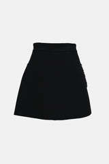 Miu Miu 2015 Wool Button  Skirt