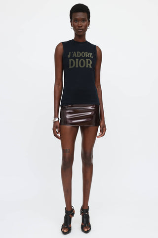 Dior FW 2001 Graphic Tank Top