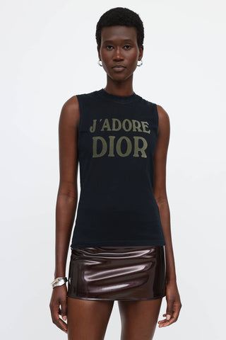 Dior FW 2001 Graphic Tank Top