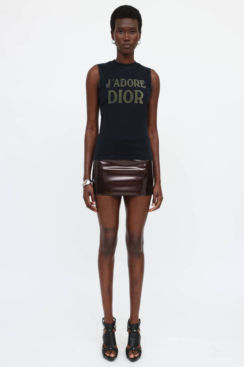 Dior FW 2001 Graphic Tank Top