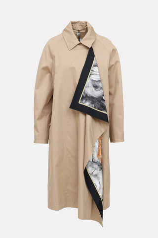 Burberry Scarf Lined Car Coat