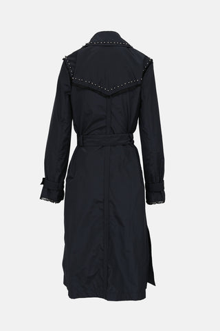 Versace Beaded Trench Coat