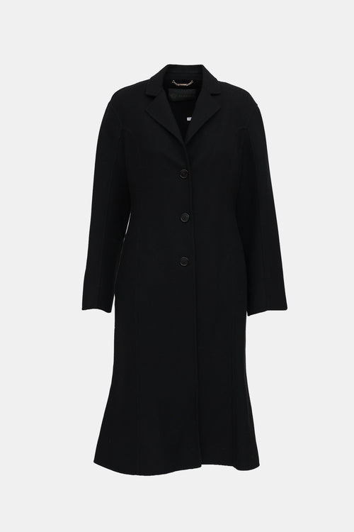 Versace DRY CLEANERS Wool Pea Coat