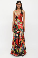 Sue Wong C. 2000s Patterned Gown