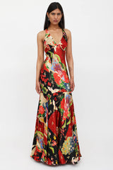 Sue Wong C. 2000s Patterned Gown