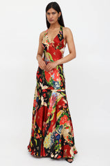 Sue Wong C. 2000s Patterned Gown
