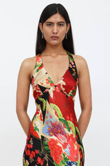 Sue Wong C. 2000s Patterned Gown