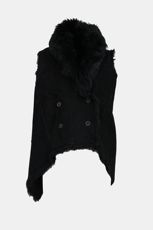 Alexander Wang Asymmetrical Suede Vest