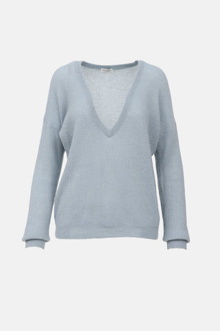 Brunello Cucinelli Knit V-Neck Sweater
