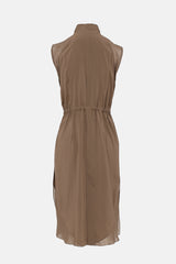 Brunello Cucinelli Silk Button Up Dress