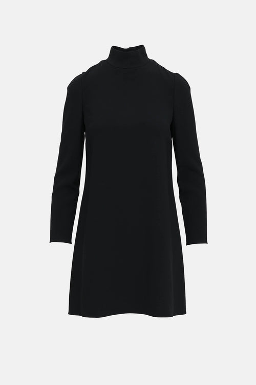 Dolce & Gabbana Mock Neck Mini Dress