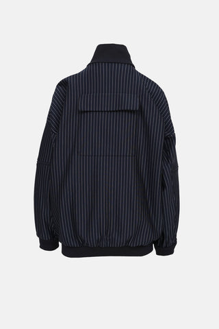 Tibi Striped Knit Jacket
