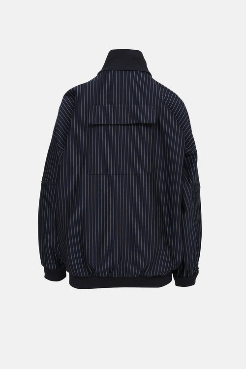 Tibi Striped Knit Jacket