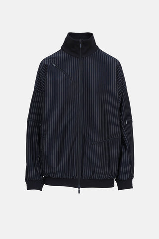 Tibi Striped Knit Jacket