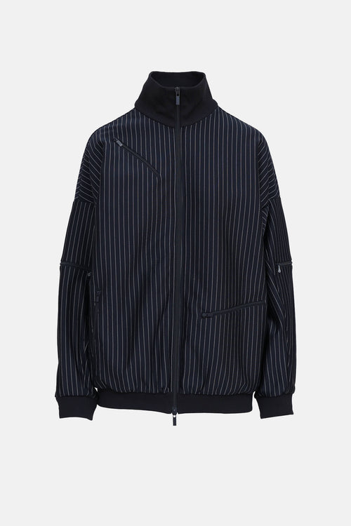 Tibi Striped Knit Jacket
