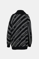 Givenchy Jacquard Patterned Zip Cardigan