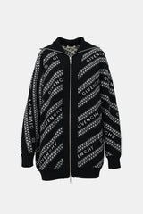 Givenchy Jacquard Patterned Zip Cardigan
