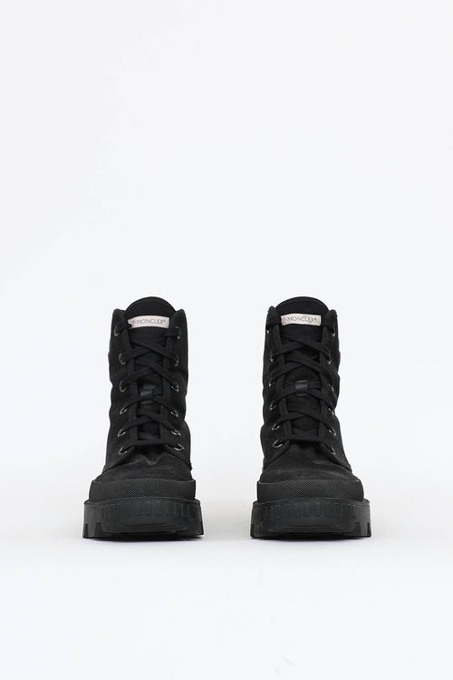 Moncler Canvas Pyla Combat Boot