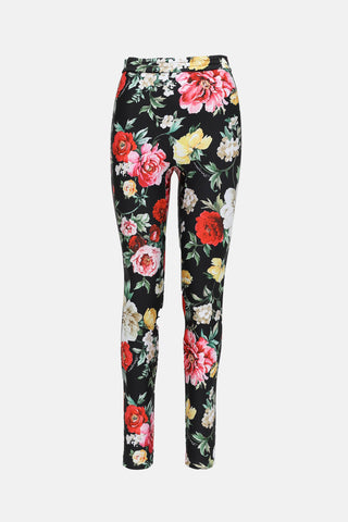 Dolce & Gabbana Floral Stretch Legging