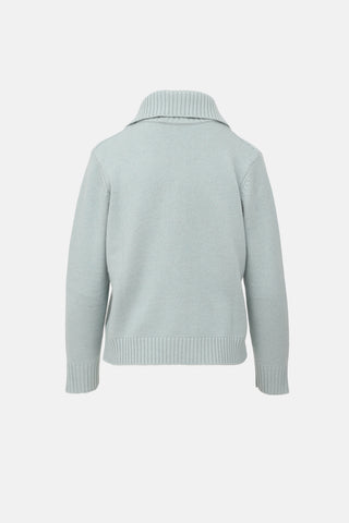 Loro Piana Cashmere Half Zip  Sweater
