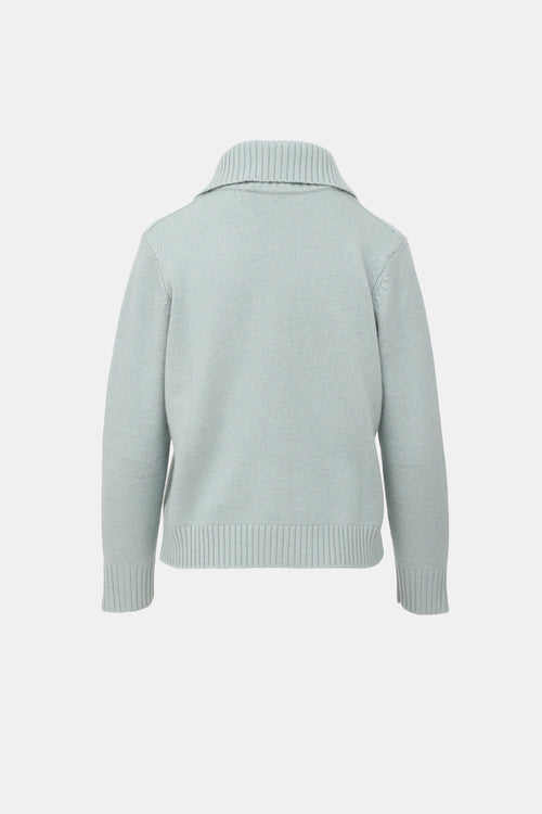Loro Piana Cashmere Half Zip  Sweater
