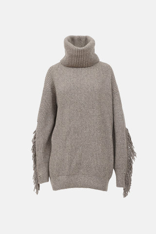 Stella McCartney Turtleneck Fringe Sweater