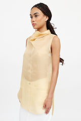 The Row Sheer Silk Tunic