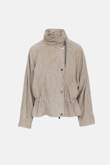 Brunello Cucinelli Suede Monili Jacket