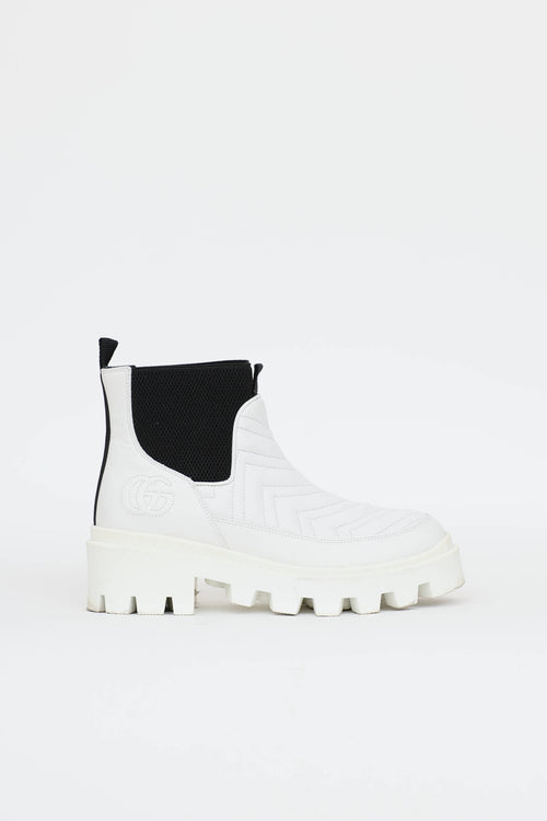 Gucci Matelasse GG Ankle Boots