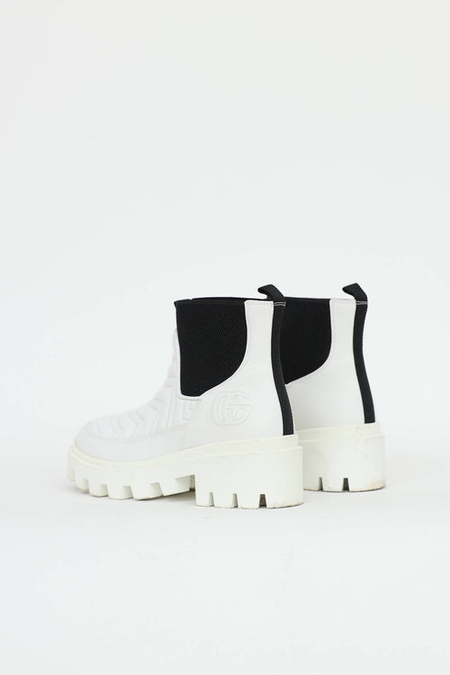 Gucci Matelasse GG Ankle Boots