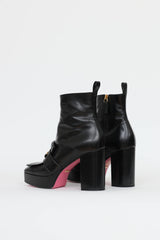 Gucci Hardware Ankle Platform Boots