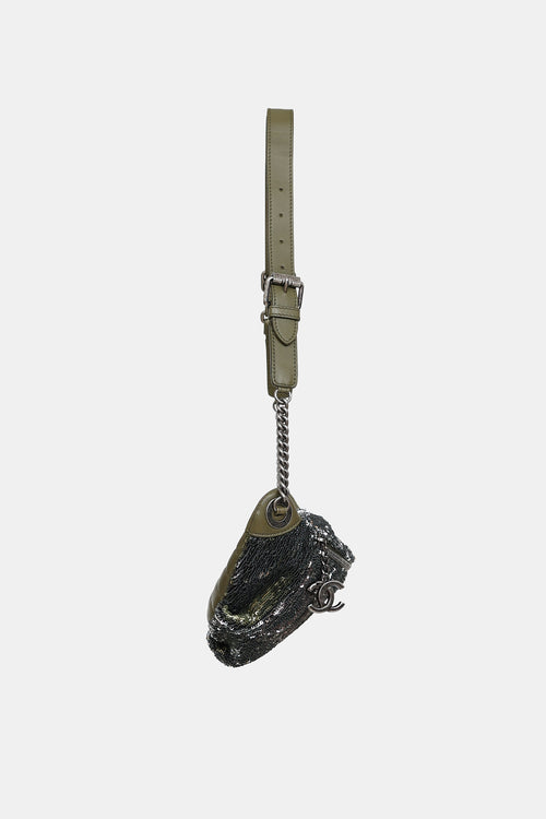 Chanel Sequin Coco Crush Belt Bag