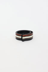 Brunello Cucinelli Monili Striped Belt