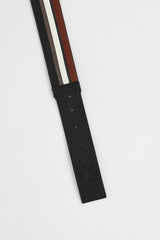 Brunello Cucinelli Monili Striped Belt